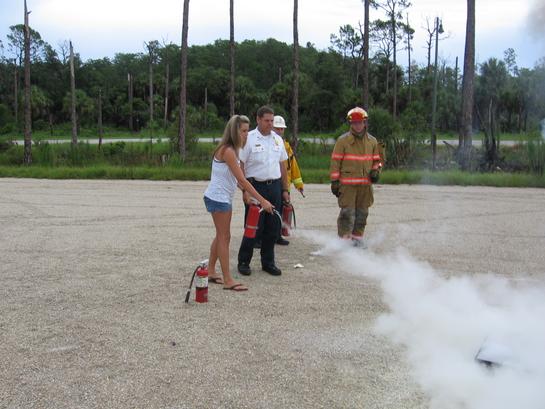 Fire extinguisher training